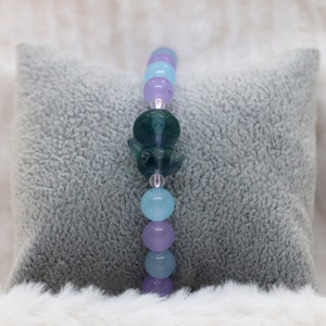 Handmade Crystal Piplup Charm Bracelet