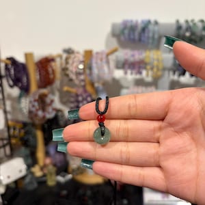 Kleine Birmaanse donutjade kettingketting