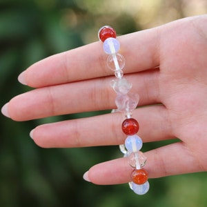 Handmade Crystal Charm Vulpix & Alolan Vulopix Bracelet