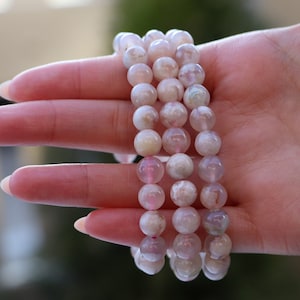 Flower Agate Bracelet