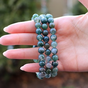 Moss Agate Bracelet
