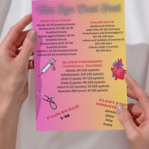 vital signs, nurse vital sheet, nurse help, vitals, nursing study guide, RN, LPN, nurse resource, vital sheet