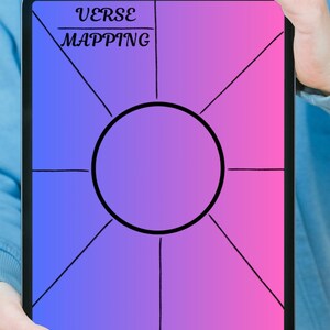 verse mapping, bible study guide, bible study template, digital verse mapping, verse mapping pdf