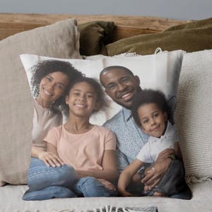 Custom Photo Pillow, Personalized Velvet Pillow, Custom Photo Pillow, Photo Gift Pillow, Memory Pillow, Personalized Gift, Custom Cushion