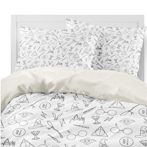 Juego de cama de mago, mago, edredón de mago, dormitorio de mago, ropa de cama de mago, juego de cama de mago, manta de mago, almohada de mago, juego de cama para niños