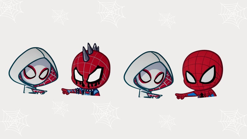 Spider Man Peeking Peekaboo Vinyl Decal Sticker For Car Laptop Bumper - Multiple Sizes