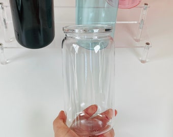 Crea tu taza / Vasos de plástico de 16 oz con tapa y pajita / Elige tus diseños de envoltura en el sitio web
