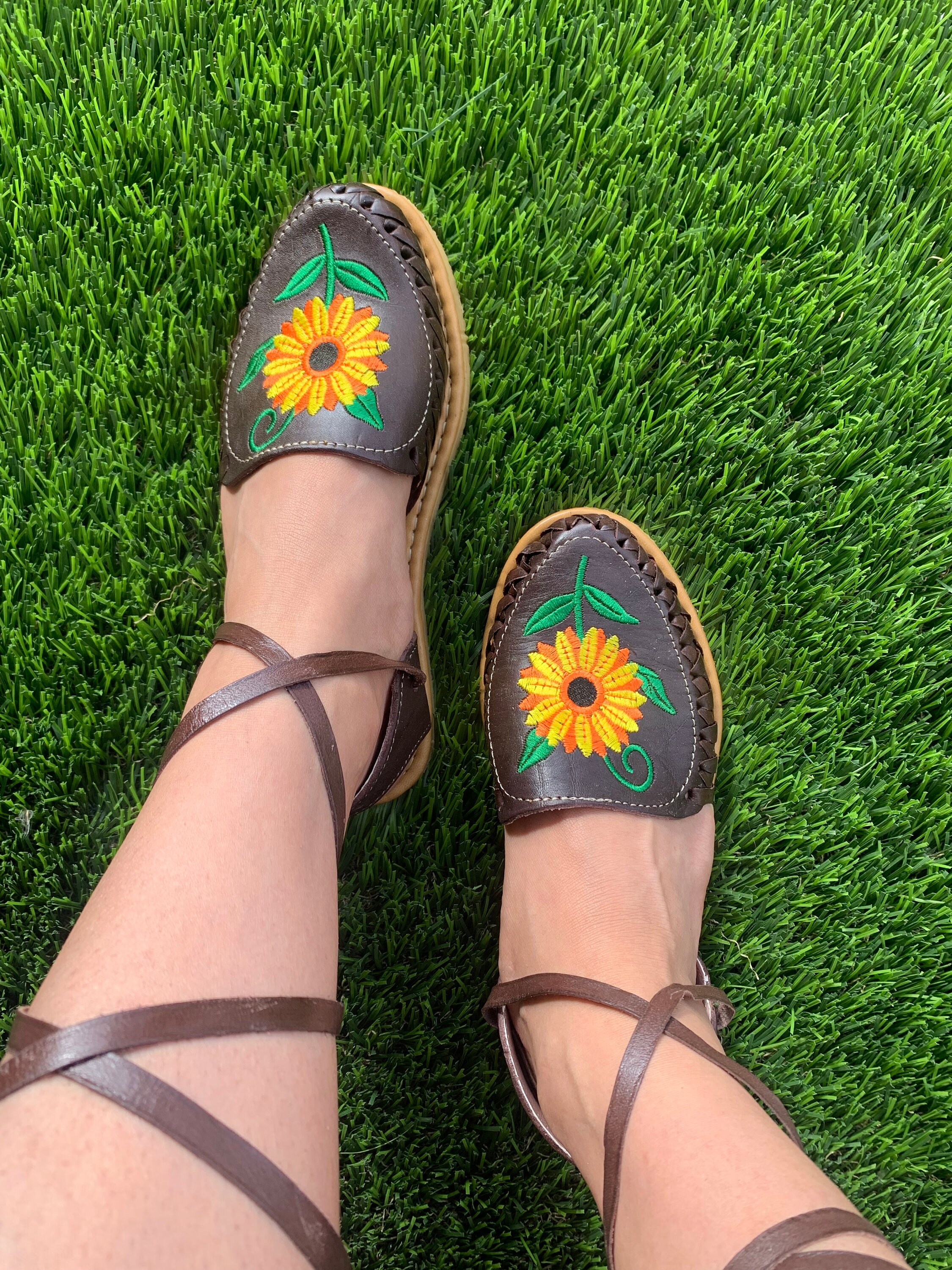 mexican lace up huaraches