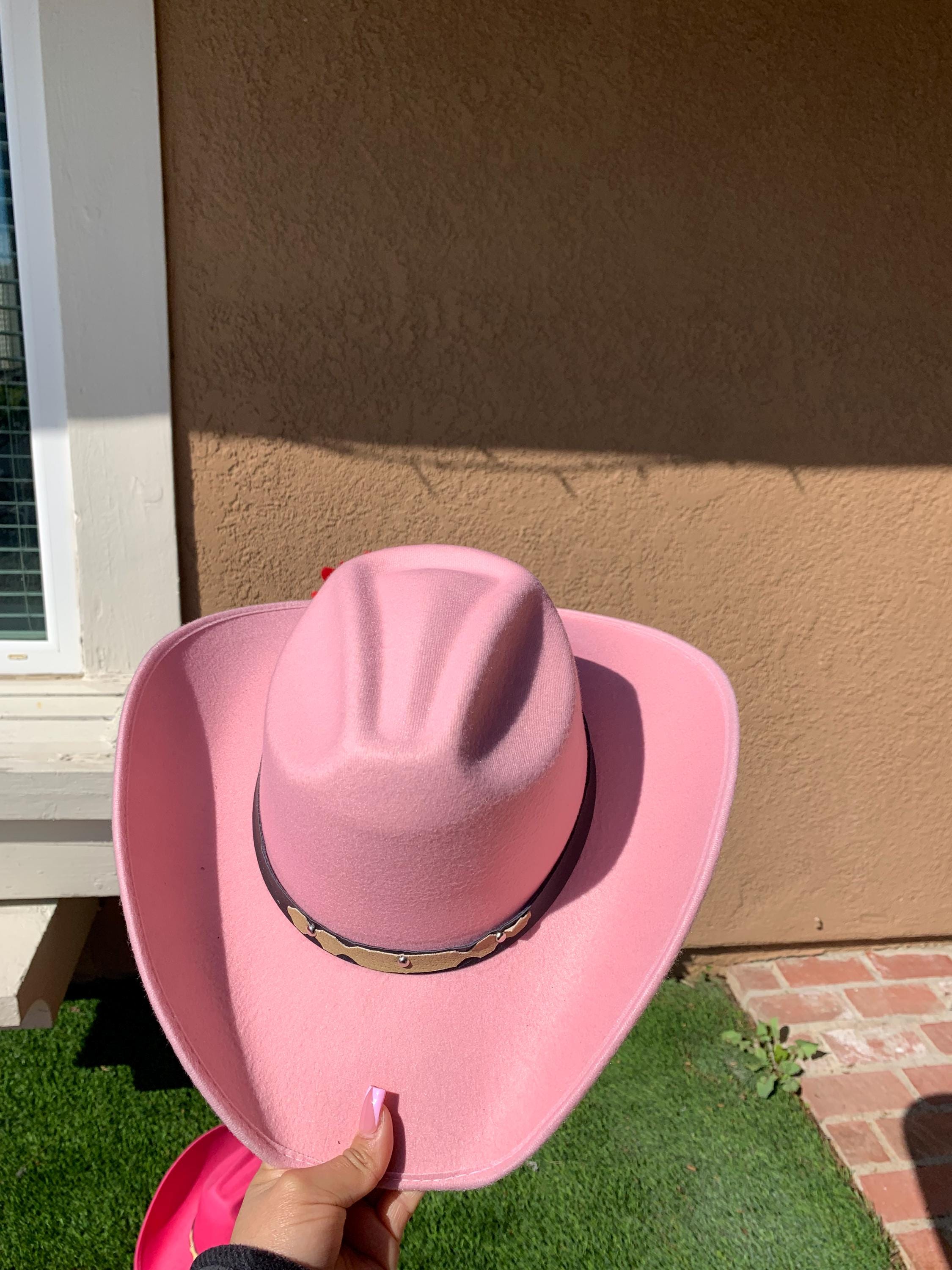 Pink tejana Pink Cowboy Hats | Pink Cowgirl Hats | Pink Cowboy Hat  main image 4