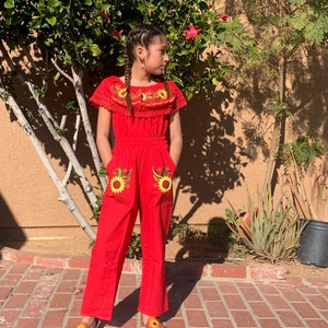 Jumping suit top for girl