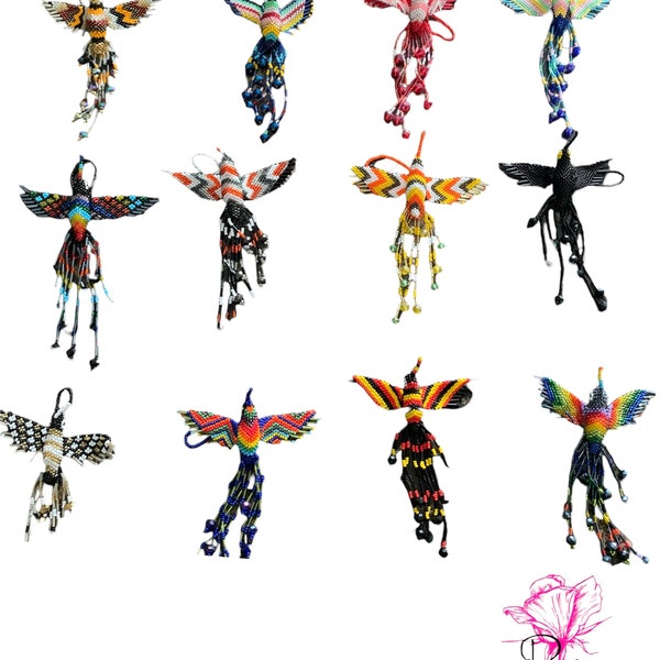 Beaded hummingbird keychain, beaded keychain, llavero colibri, llavero colibri en chaquira, llavero en mostacilla, ornament keychain