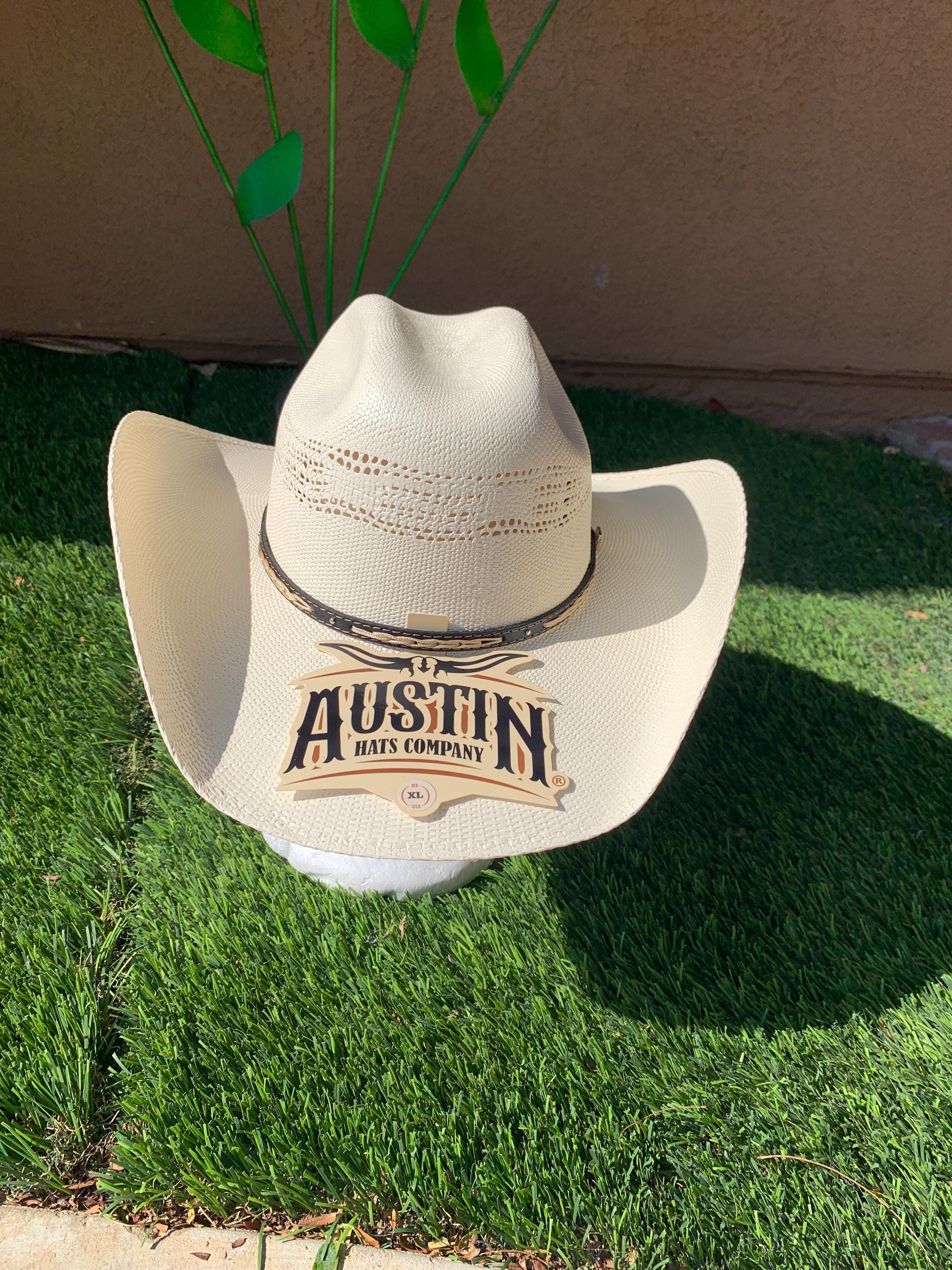 Premium Straw Cowboy Hat with Adjustable Chin Strap and Sweatband Straw Cowboy Hat | Western Cowgirl & Cowboy Style for Men  main image 3