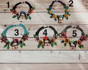 Mexican handmade beaded necklace/huichol necklace/collar de chaquira/artesanal necklace/Native indigenous necklace/huichol chaquira collar