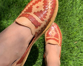 Womens Mexican huarache/Mexican sandals/100% leather sandals/huaraches artesanal