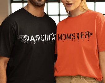 Camisetas de Halloween Dadcula Momster | Camisetas combinando para a família