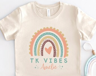 TK Vibes Toddler T-Shirt, First Day of School Tee