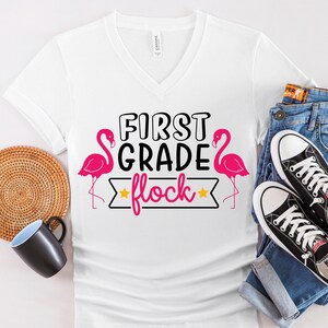 vneck teacher shirt first grade team first grade teacher shirt hey first grade shirt 1st grade teacher 1st day school shirt back to school