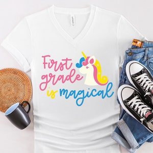 vneck teacher shirt first grade team first grade teacher shirt hey first grade shirt 1st grade teacher 1st day school shirt back to school
