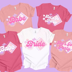 00s bachelorette party shirt cmon lets go party, 90s bachelorette shirts, babe bridesmaid bachelorette shirt y2k bachelorette party 90 theme