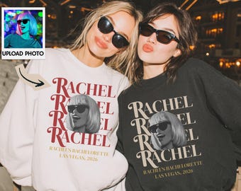 Custom Face Bachelorette Sweatshirt: Personalized Bride Photo Party Shirts