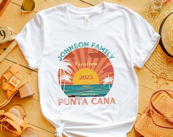 Personlig Punta Cana-familjesemester 2026 T-shirt