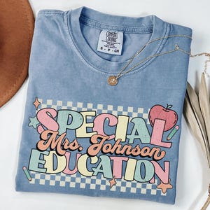 Maglietta per insegnanti di educazione speciale Comfort Colors, regalo per insegnanti SPED