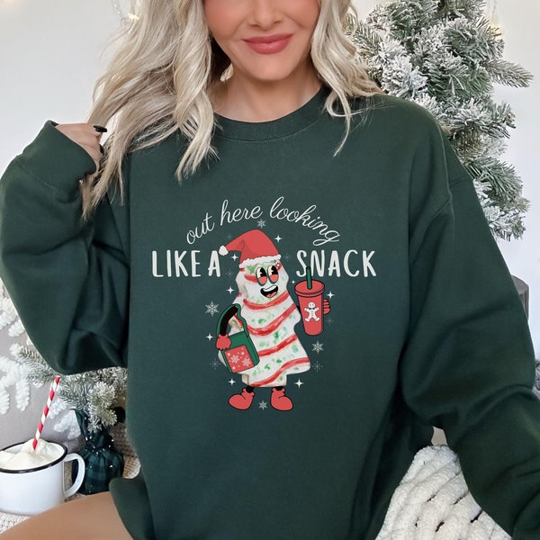Suéter Natal On Coast 'Looking Like A Snack' - Humor Festivo Para Homens E Mulheres
