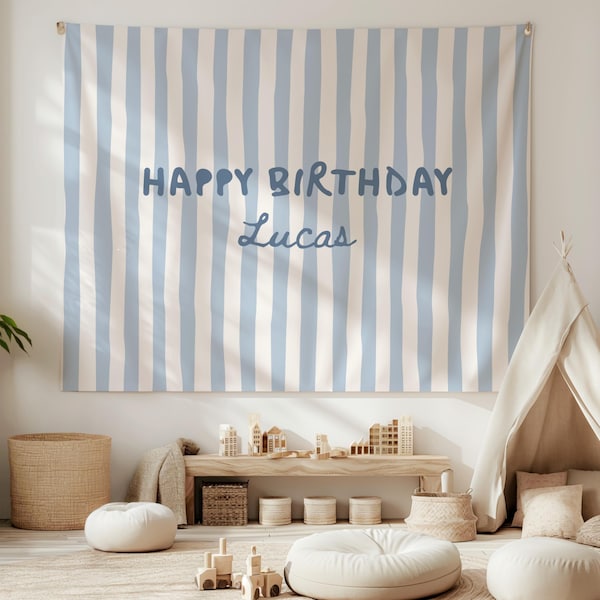 Grattis på födelsedagen bakgrund Personlig födelsedagsnamnbanner