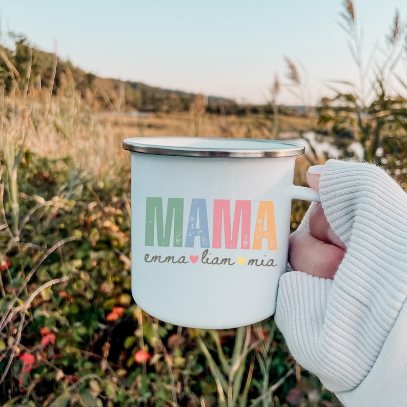Custom Mama Mug With Kids Names, Personalized Mom Mug with Names, Mother's Day Gift 2025, Mommy Coffee Mug, Custom Mug Gift For Mom Birthday image 7