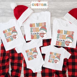 Oh What Fun It Is To Be One Shirt, Oh What Fun Shirt, First Christmas Bday Shirt, Matching Family Birthday Shirts, 1 Year Old Birthday Gifts
