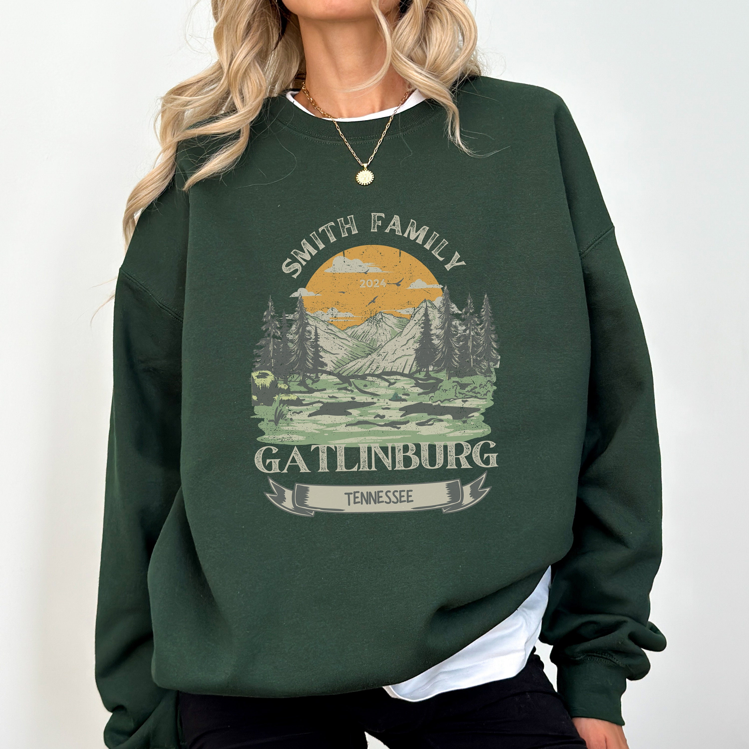 T-shirt Touristique Gatlinburg TN Tie-dye – Taille L Homme, état Très Bon