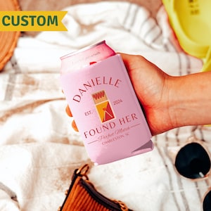 She Found Her Perfect Match Can Cooler, Perfect Match Bachelorette Party Favors, Match Made In Heaven Bridal Party Gifts for Bridesmaids