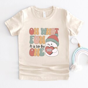 Oh What Fun It Is To Be One Shirt, Oh What Fun Shirt, Matching Family Birthday Shirts, First Christmas Bday Shirt, 1 Year Old Birthday Gifts
