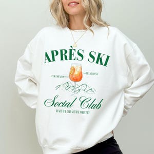 Apres Ski Bachelorette Sweatshirt, Ski Chalet Bachelorette Shirts, Bachelorette Ski Trip Crewneck, Winter Bridal Shower Gift, Mountain Bach