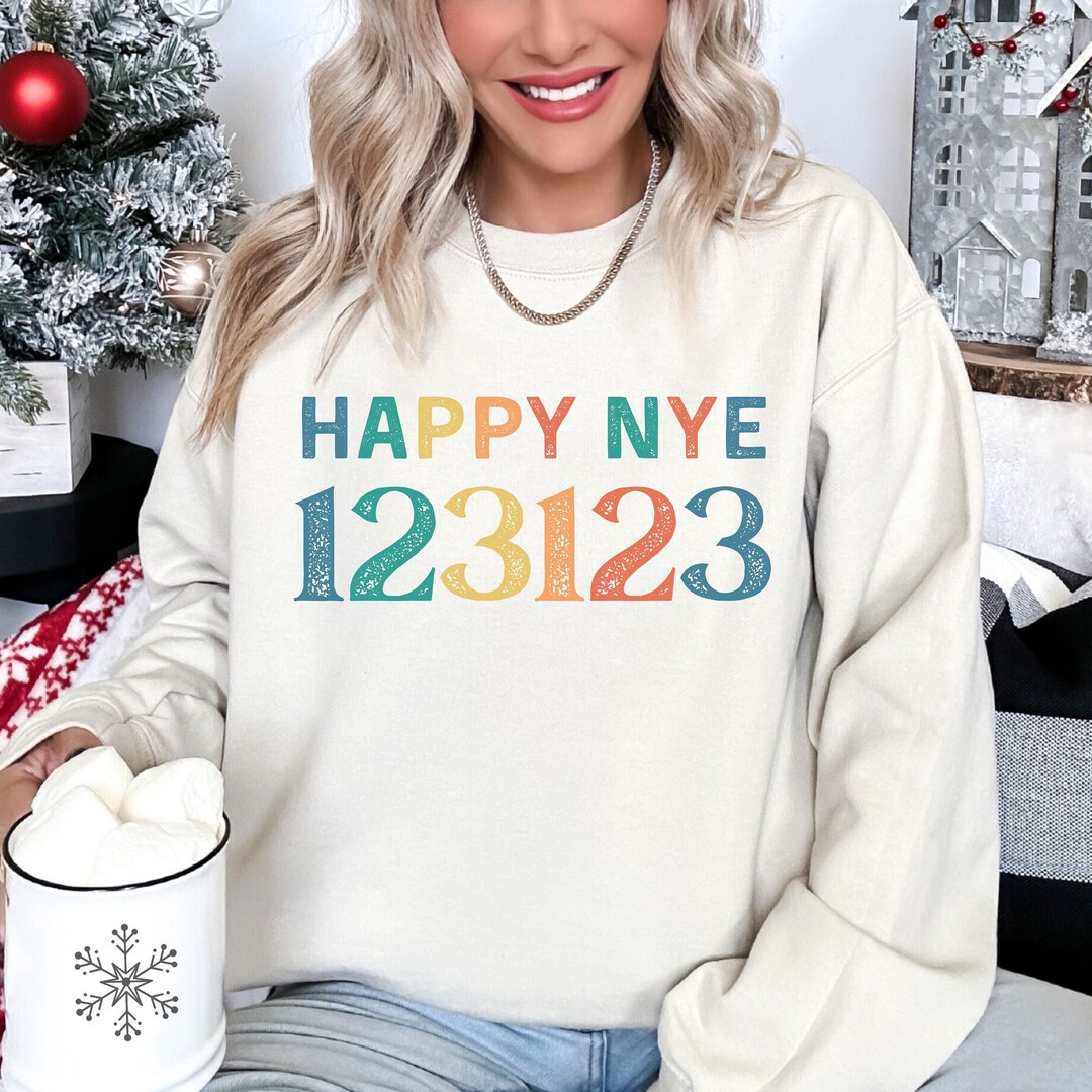 Happy NYE 123123 Sweatshirt, Last Day of 2023 123123 Shirt, NYE 2024