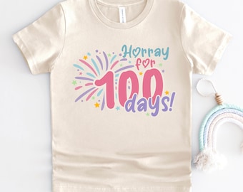 T-shirt enfant 100e jour d'école, t-shirt célébration