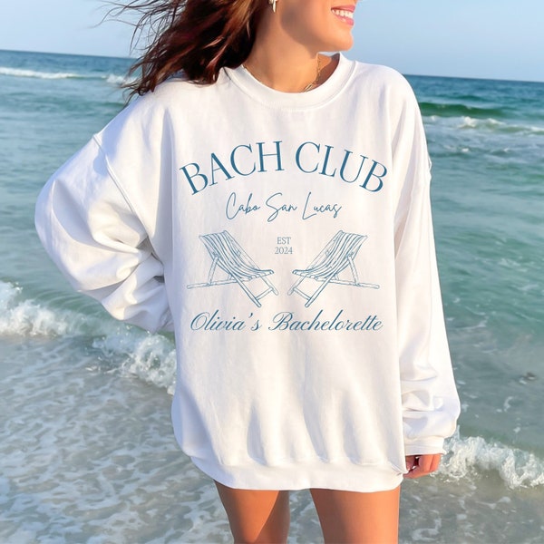 Cabo Bachelorette Sweatshirt, Last Toast On The Coast Shirt, Personalized Luxury Bachelorette Merch, Bach Club Crewneck, Bridal Party Gifts