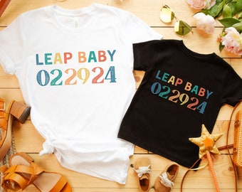 Aangepast schrikkeljaar-babyshirt, verjaardagscadeau 29 februari