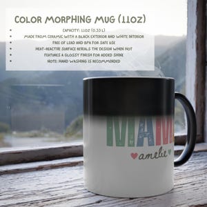 Custom Mama Mug With Kids Names, Personalized Mom Mug with Names, Mother's Day Gift 2025, Mommy Coffee Mug, Custom Mug Gift For Mom Birthday image 5