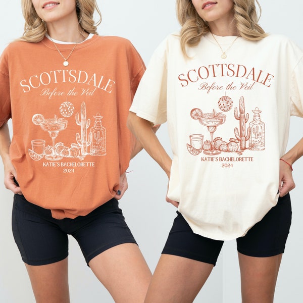 Scottsdale Bachelorette Shirt, Custom Desert Girls Trip Shirt, Arizona Bachelorette Tee, Desert Bridal Shower Gifts, Cactus Bachelorette Tee