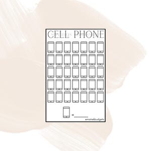 携帯電話節約チャレンジ 現金予算 デジタルダウンロード