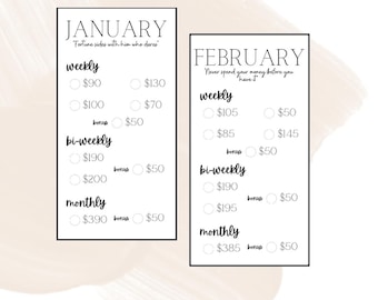 5K Savings Binder Challenge Digital Download