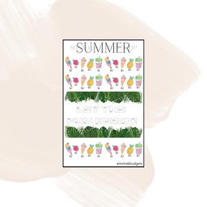 Summer Savings Challenge Cash Budgeting DIGITAL DOWNLOAD