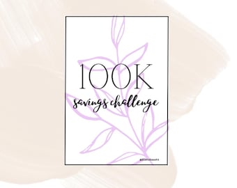100K Savings Challenge Digital Download