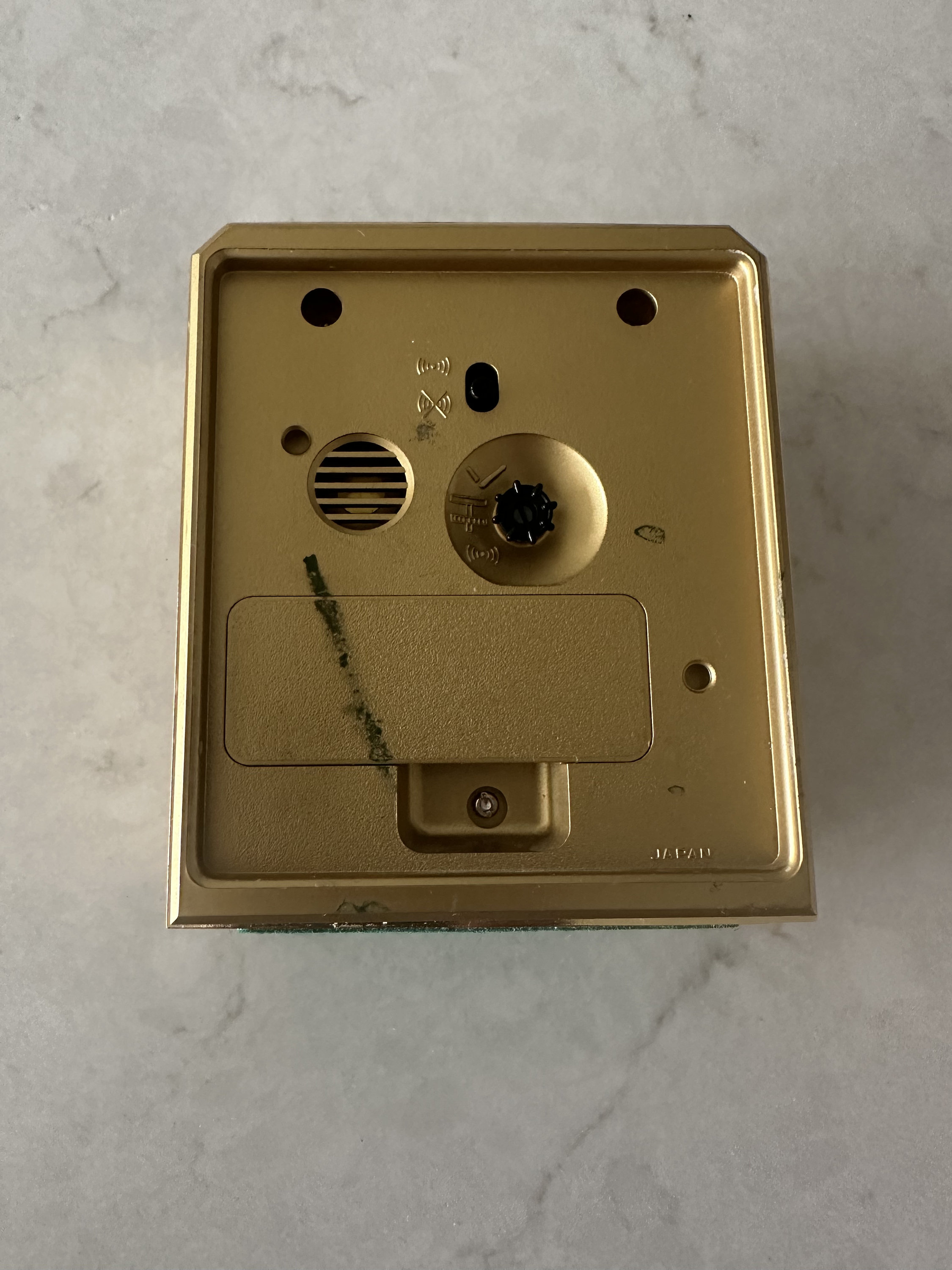 Seiko QHE109GLH "Peyton" Desk & Table Alarm Clock