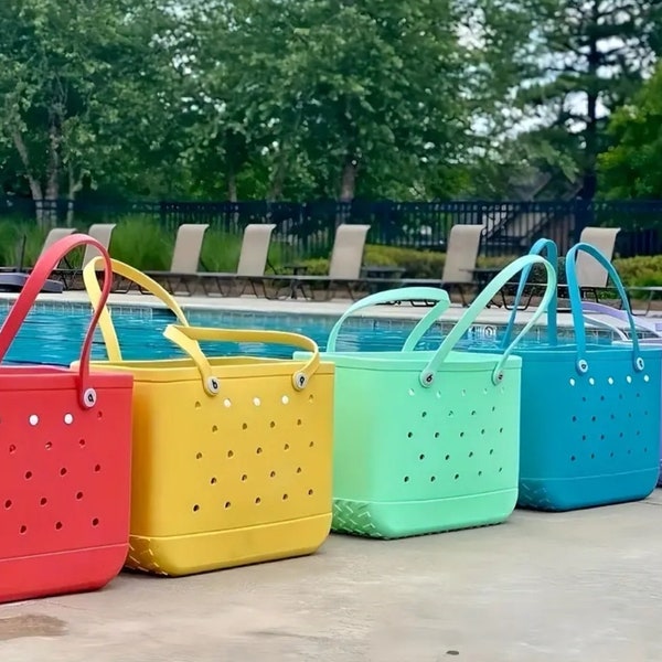 Rubber Tote Bag Etsy