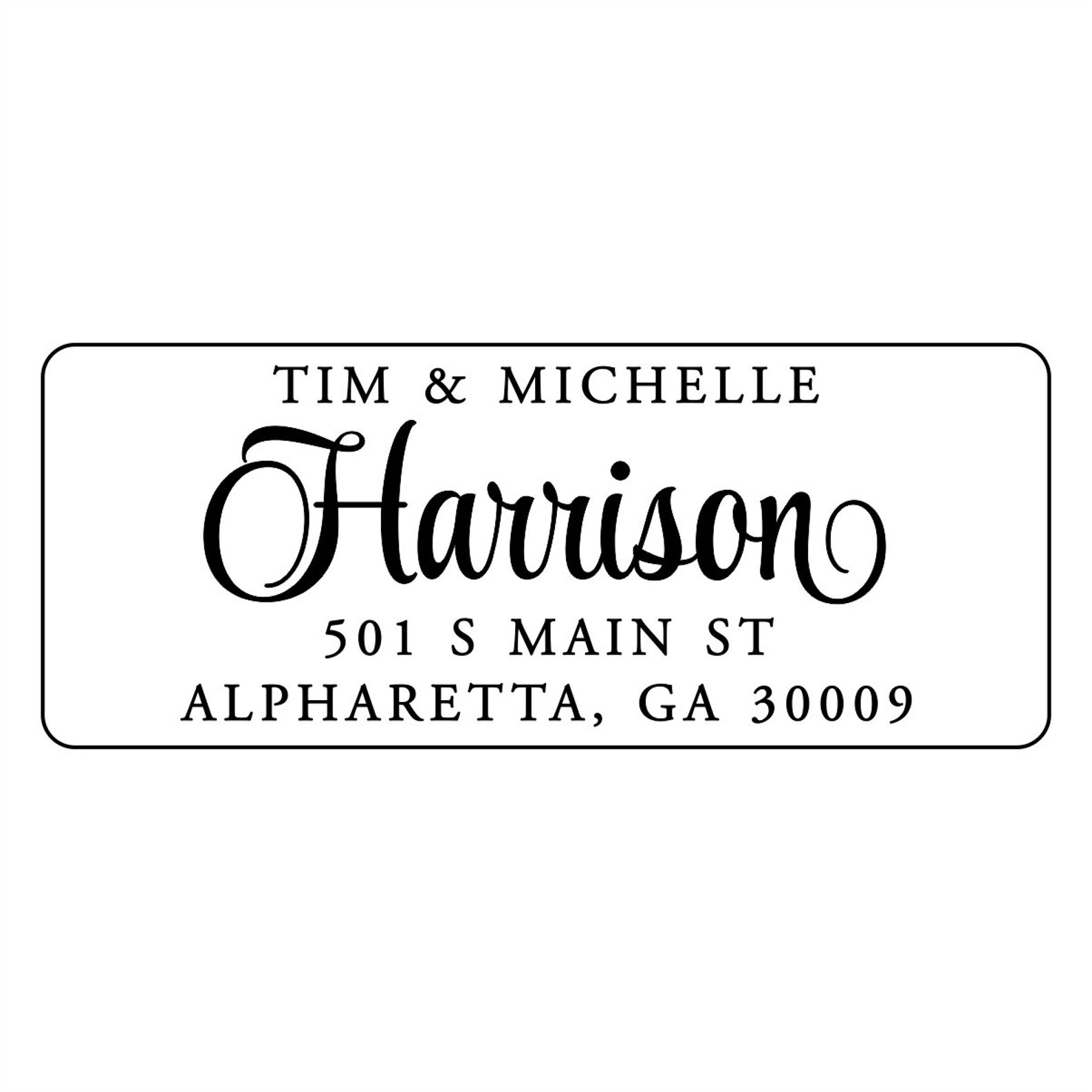 Return Address Labels for Mailing White Personalized Address Labels