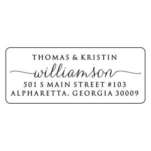 Return Address Labels for Mailing - White Personalized Address Labels - Custom Address Labels for Wedding Invitations TJCP