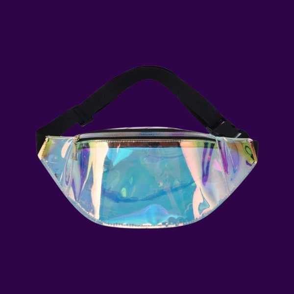Holographic Clear Waist Bag