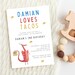 Dragons Love Tacos Birthday Party Invitation, Taco Party, Toddler